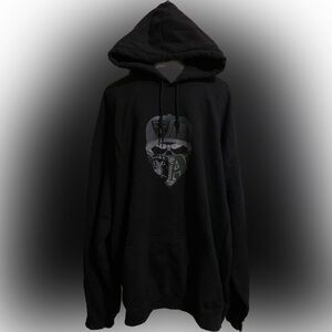 Oakland Colab Raiders And A’s Black Pullover Hoodie Sweatshirt Size 4XL